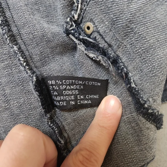 Denim Vest 90s Y2k Contrast Vest - Picture 4 of 7